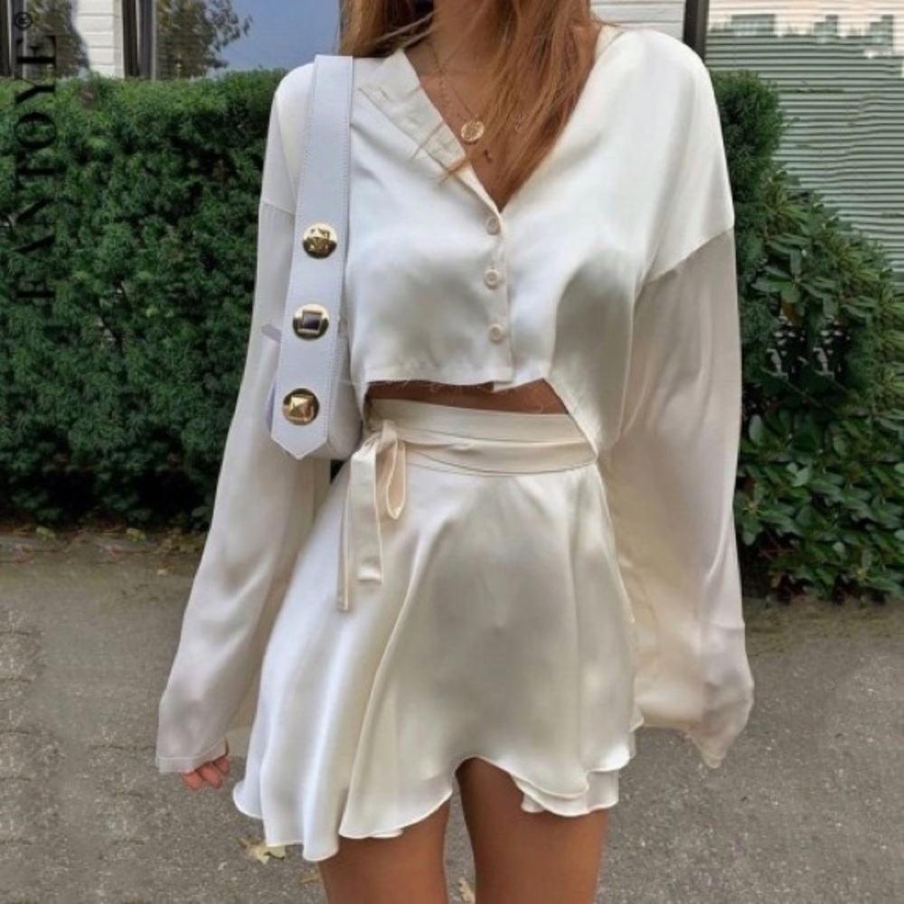 Two piece “Flirt With Me” set